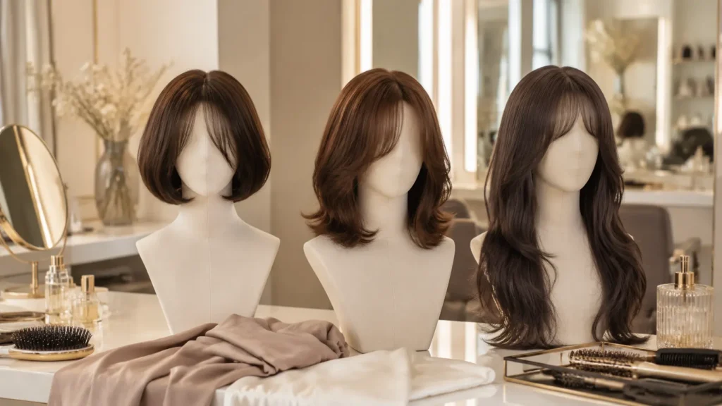 wig length guide short medium long