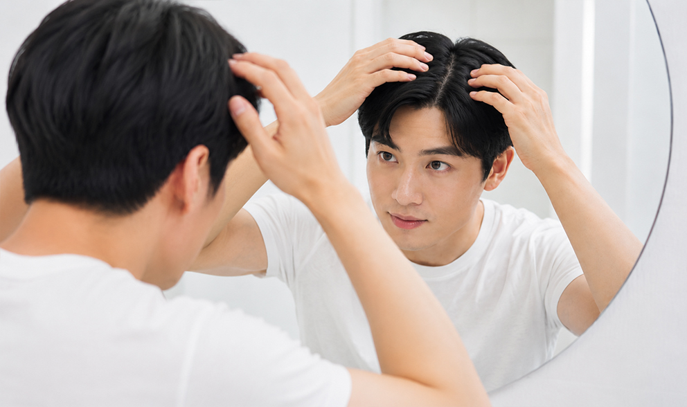 가발 가르마 변경 가마 방향 자연스러운 스타일링