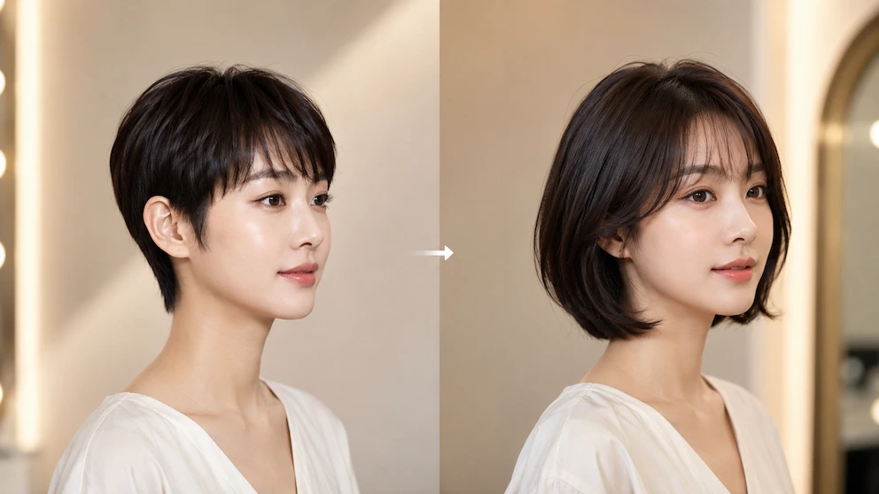 가발 사이즈 두상 착용법