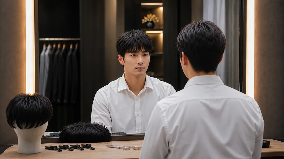 남자가발 자연스러운 짧은머리 선택기준