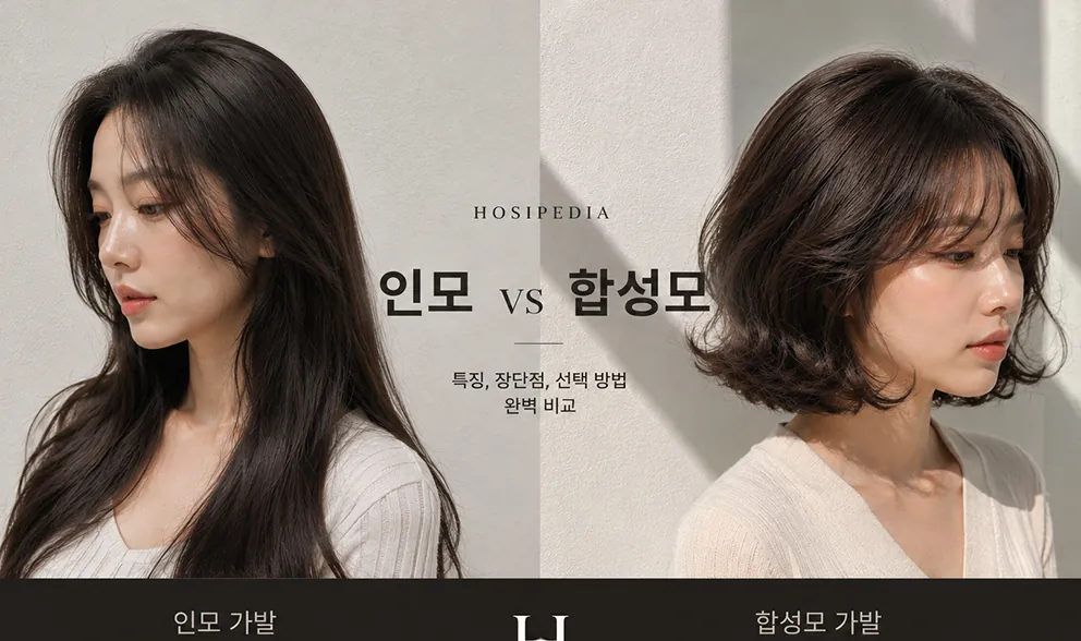 인모와 합성모 차이
