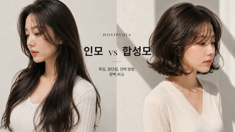 인모와 합성모 차이