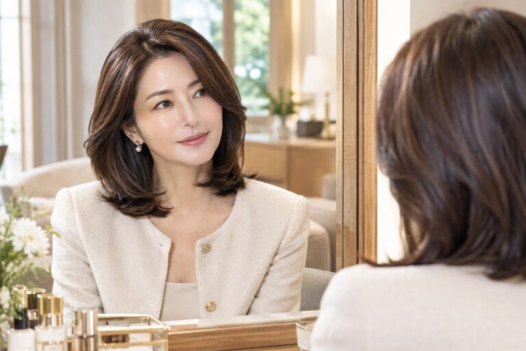 중년 여성가발, 정수리 볼륨은 많을수록 자연스러울까?